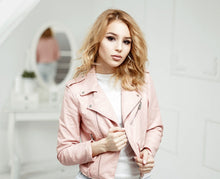 Load image into Gallery viewer, *Neck Pink Jacket
